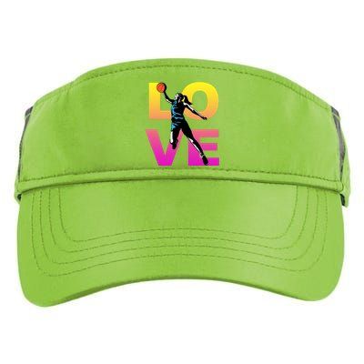 Love Basketball Teen Gift Adult Drive Performance Visor