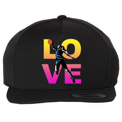 Love Basketball Teen Gift Wool Snapback Cap