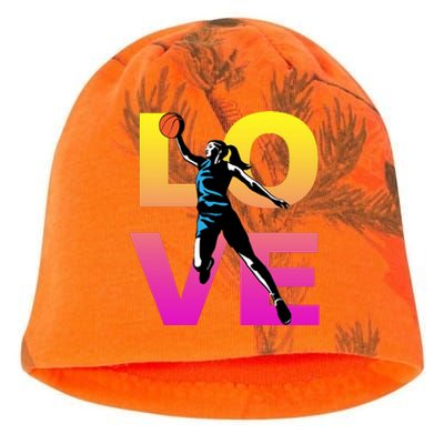 Love Basketball Teen Gift Kati - Camo Knit Beanie