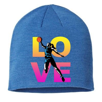 Love Basketball Teen Gift Sustainable Beanie