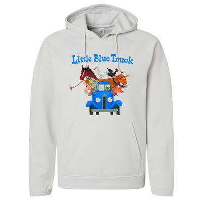 Little Blue Truck Performance Fleece Hoodie