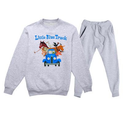 Little Blue Truck Premium Crewneck Sweatsuit Set