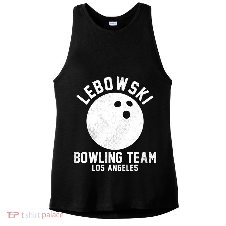 Lebowski Bowling Team Los Angeles Ladies PosiCharge Tri-Blend Wicking Tank