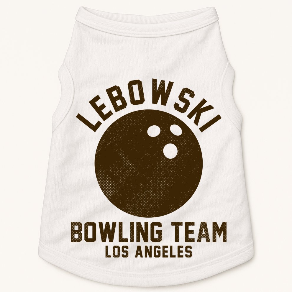 Lebowski Bowling Team Los Angeles Doggie Tank