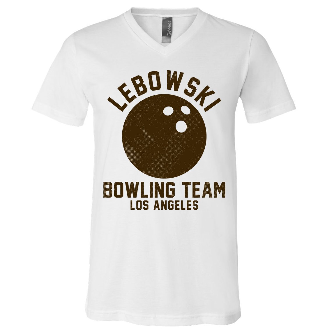 Lebowski Bowling Team Los Angeles V-Neck T-Shirt