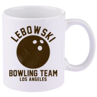 Lebowski Bowling Team Los Angeles 11oz C Handle Ceramic Mug