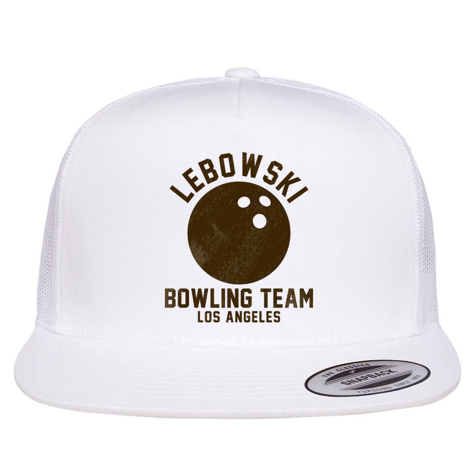 Lebowski Bowling Team Los Angeles Flat Bill Trucker Hat