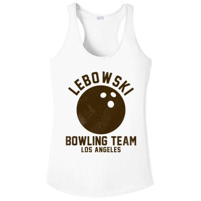 Lebowski Bowling Team Los Angeles Ladies PosiCharge Competitor Racerback Tank