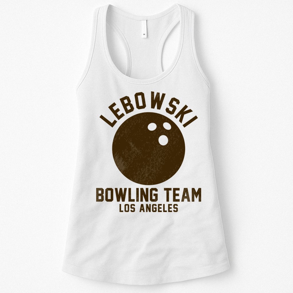 Lebowski Bowling Team Los Angeles Womens Tank Top