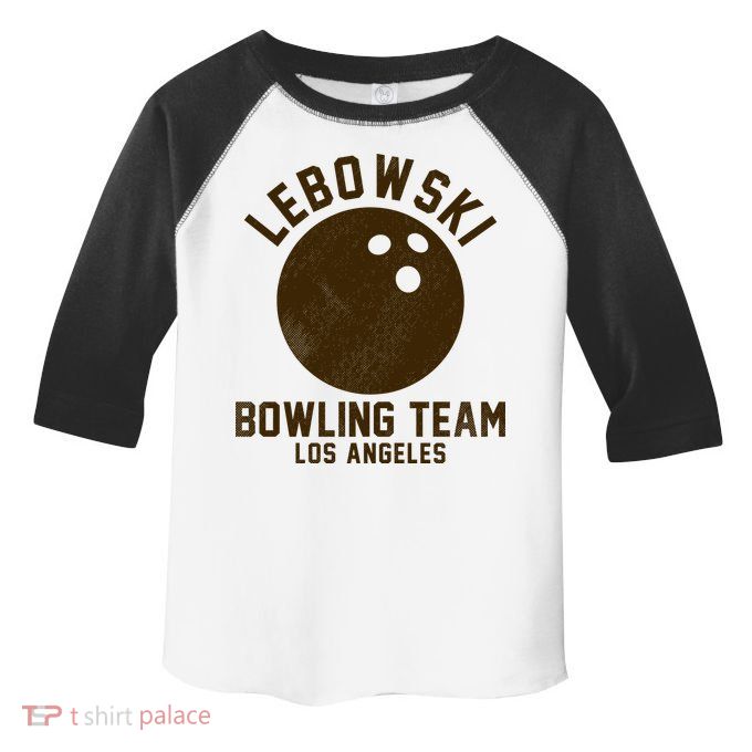 Lebowski Bowling Team Los Angeles Toddler Fine Jersey T-Shirt
