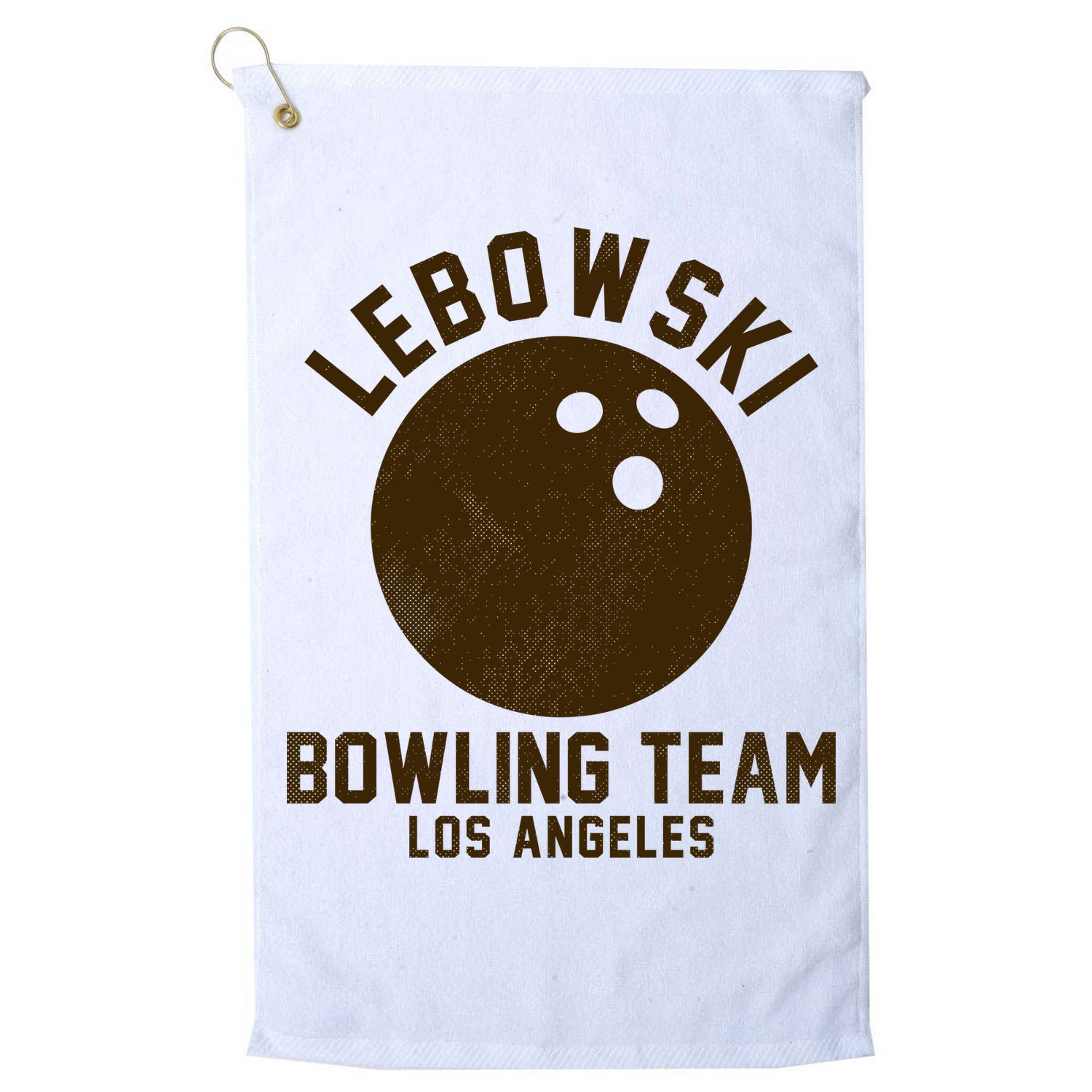 Lebowski Bowling Team Los Angeles Golf Towel