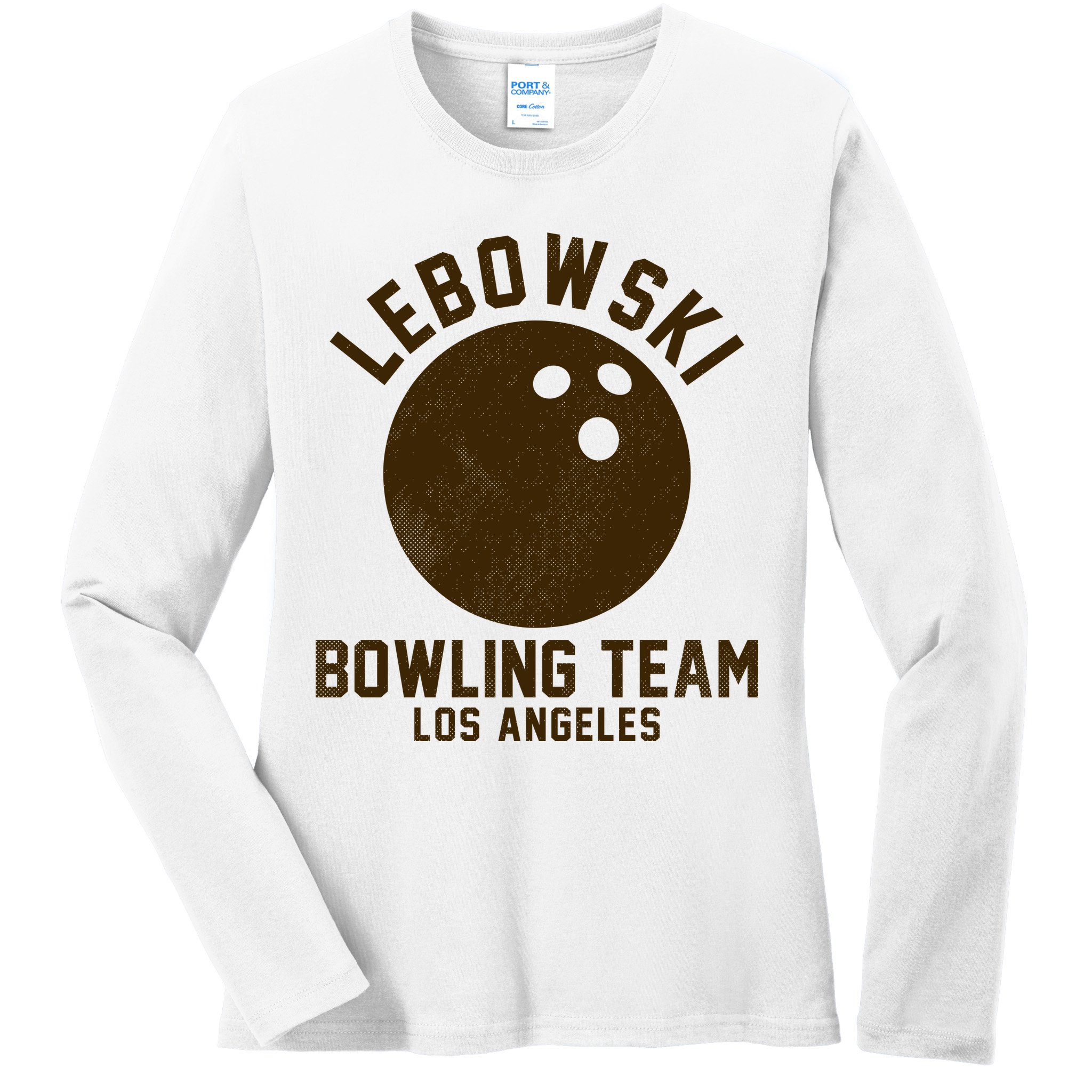 Lebowski Bowling Team Los Angeles Ladies Long Sleeve Shirt