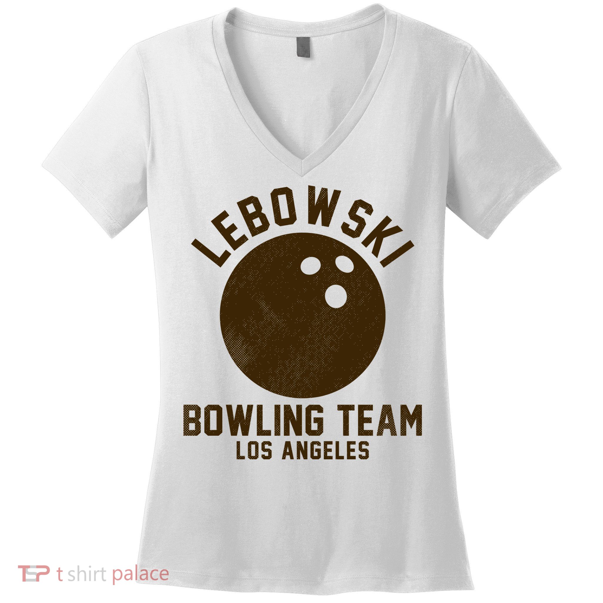 Lebowski Bowling Team Los Angeles Women's V-Neck T-Shirt