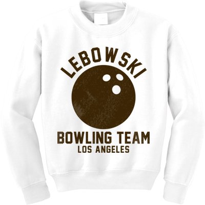 Lebowski Bowling Team Los Angeles Kids Sweatshirt