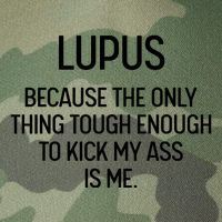 Lupus Becasue The Only Thing Tough Enough To Kick My Ass Is Me Legacy Tie Dye Trucker Hat