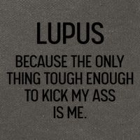 Lupus Becasue The Only Thing Tough Enough To Kick My Ass Is Me Cotton Canvas Backpack