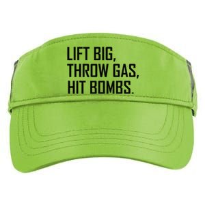 Lift Big Throw Gas Hit Bombs Adult Drive Performance Visor