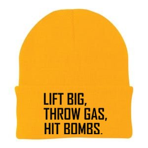 Lift Big Throw Gas Hit Bombs Knit Cap Winter Beanie