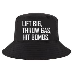 Lift Big Throw Gas Hit Bombs Cool Comfort Performance Bucket Hat