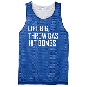 Lift Big Throw Gas Hit Bombs Mesh Reversible Basketball Jersey Tank