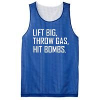 Lift Big Throw Gas Hit Bombs Mesh Reversible Basketball Jersey Tank