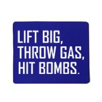 Lift Big Throw Gas Hit Bombs Mousepad