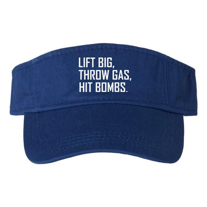 Lift Big Throw Gas Hit Bombs Valucap Bio-Washed Visor