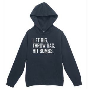 Lift Big Throw Gas Hit Bombs Urban Pullover Hoodie