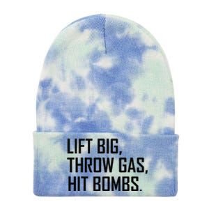 Lift Big Throw Gas Hit Bombs Tie Dye 12in Knit Beanie