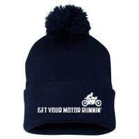 Lyriclyfe Born To Be Wild Pom Pom 12in Knit Beanie