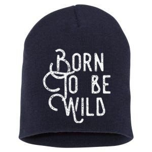 Lyriclyfe Born To Be Wild Short Acrylic Beanie