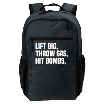 Lift Big Throw Gas Hit Bombs Daily Commute Backpack