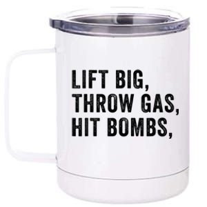 Lift Big Throw Gas Hit Bombs 12 oz Stainless Steel Tumbler Cup