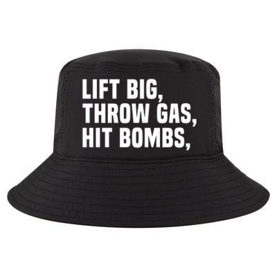 Lift Big Throw Gas Hit Bombs Cool Comfort Performance Bucket Hat