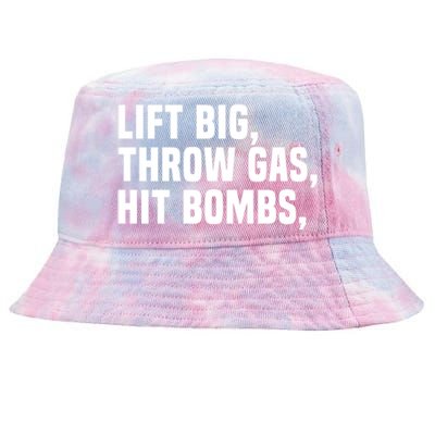 Lift Big Throw Gas Hit Bombs Tie-Dyed Bucket Hat