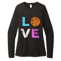 Love Basketball Team Fan Gift Womens CVC Long Sleeve Shirt