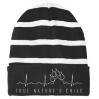 Lyriclyfe Born To Be Wild Gift Striped Beanie with Solid Band