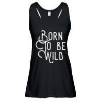 Lyriclyfe Born To Be Wild Ladies Essential Flowy Tank