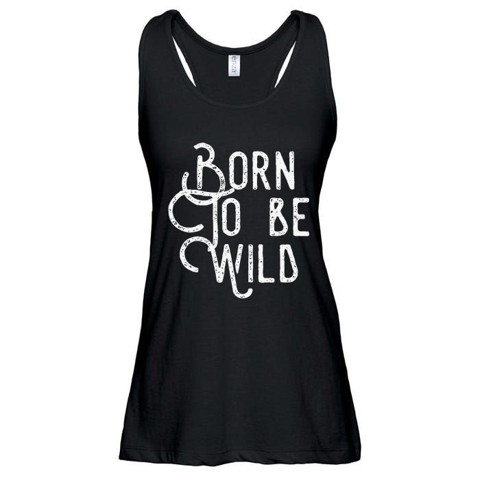 Lyriclyfe Born To Be Wild Ladies Essential Flowy Tank