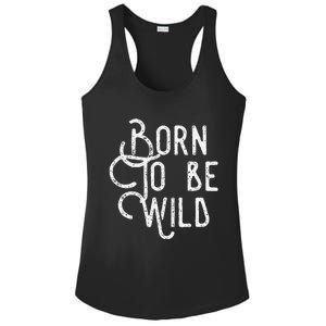 Lyriclyfe Born To Be Wild Ladies PosiCharge Competitor Racerback Tank