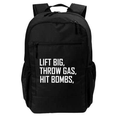 Lift Big Throw Gas Hit Bombs Daily Commute Backpack