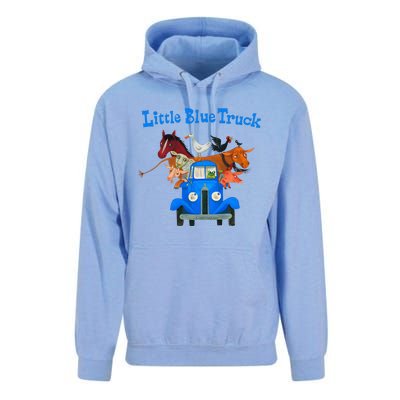 Little Blue Truck Unisex Surf Hoodie