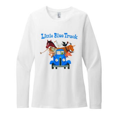 Little Blue Truck Womens CVC Long Sleeve Shirt