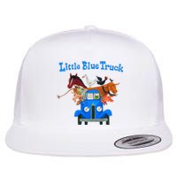 Little Blue Truck Flat Bill Trucker Hat