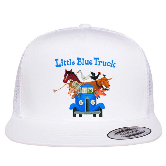 Little Blue Truck Flat Bill Trucker Hat