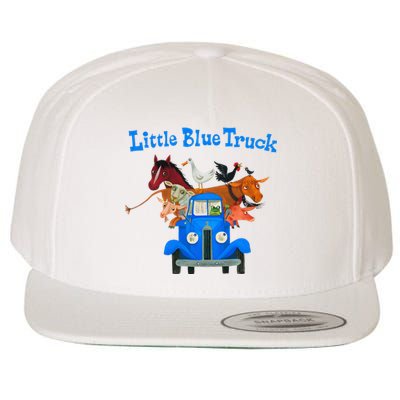 Little Blue Truck Wool Snapback Cap