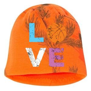 Love Basketball Team Fan Gift Kati - Camo Knit Beanie