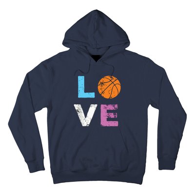 Love Basketball Team Fan Gift Hoodie