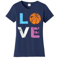 Love Basketball Team Fan Gift Women's T-Shirt