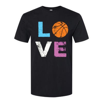 Love Basketball Team Fan Gift Softstyle® CVC T-Shirt